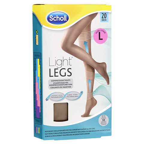 SCHOLL Light LEGS Strumpfhose 20den L nude 1 Stck