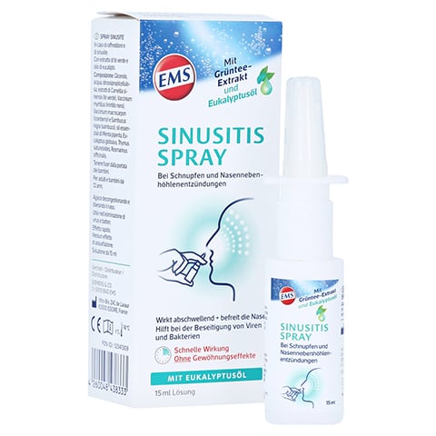 Emser Sinusitis Spray mit Eukalyptusl 15 Milliliter