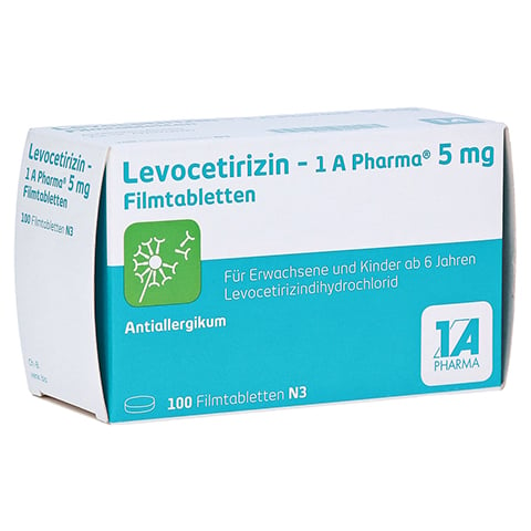 Levocetirizin-1A Pharma 5mg 100 Stck N3