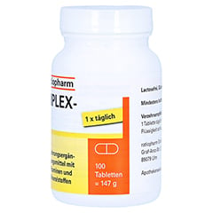 A-Z KOMPLEX-ratiopharm® Tabletten 100 Stück - Linke Seite