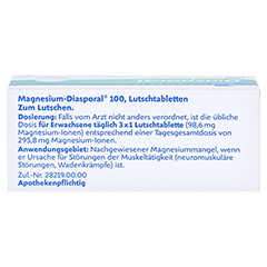 Magnesium-Diasporal 100 50 Stck N2 - Rckseite