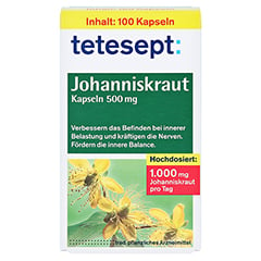 Tetesept Johanniskraut 500mg 100 Stück - Vorderseite