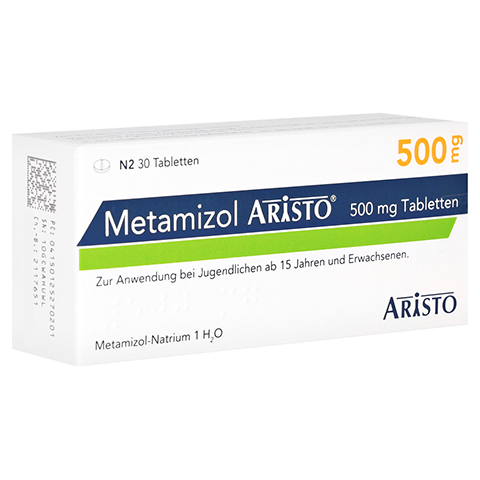 Metamizol Aristo 500mg 30 Stck N2