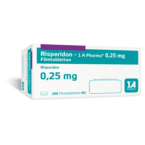 Risperidon-1A Pharma 0,25mg 100 Stck N3