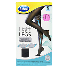 SCHOLL Light LEGS Strumpfhose 20den L schwarz 1 Stck - Vorderseite