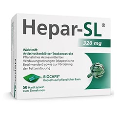 HEPAR-SL 320 mg Hartkapseln 50 Stck