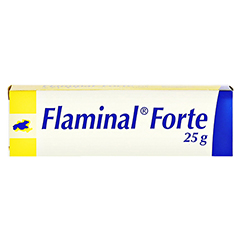 FLAMINAL Forte Enzym Alginogel 25 Gramm - Vorderseite