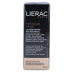 LIERAC Premium Yeux Augencreme 15 Milliliter - Rckseite