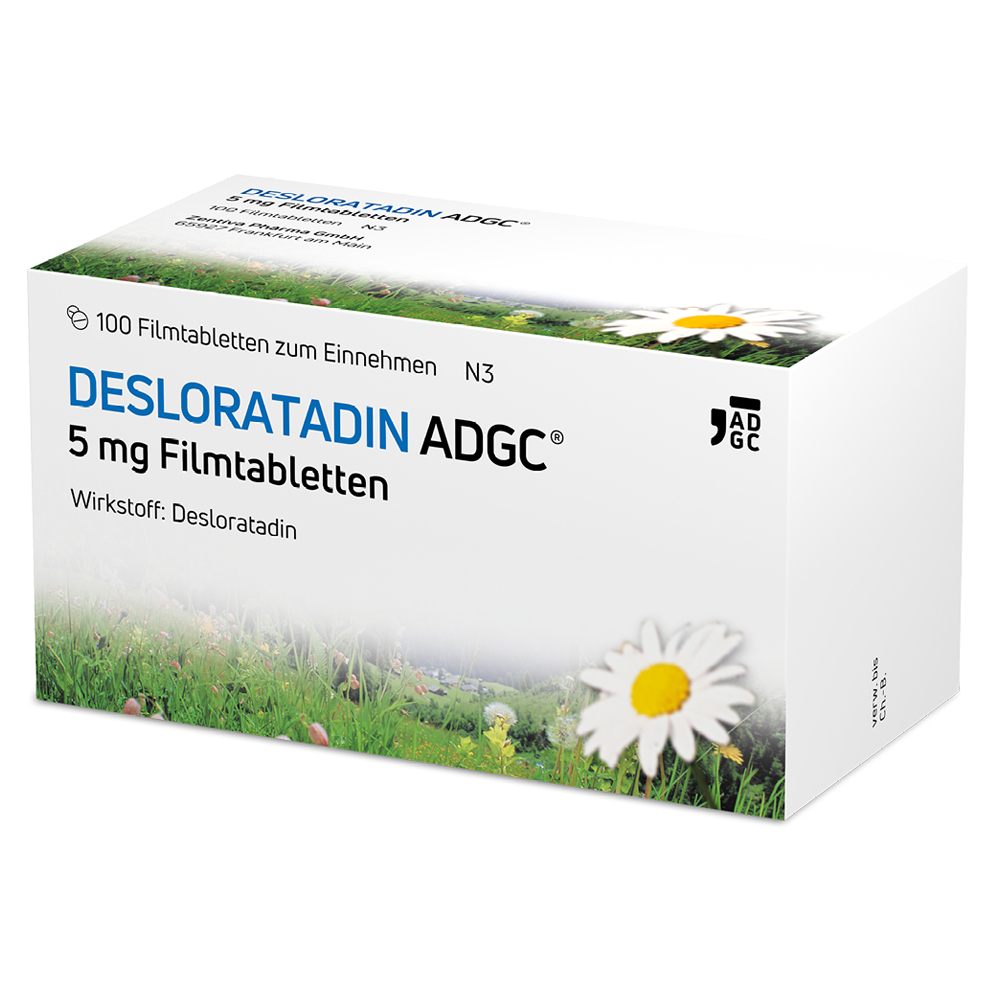 Desloratadin-ADGC 5mg 100 Stück N3 online bestellen - medpex