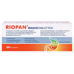 Riopan Magen Tabletten 100 Stück N3 - Rückseite