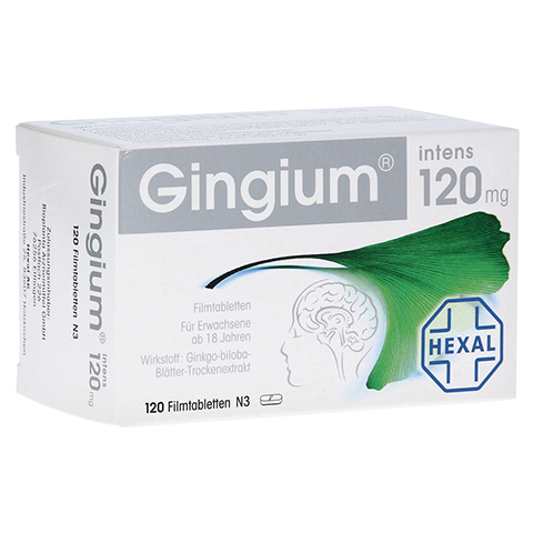 GINGIUM intens 120 mg Filmtabletten 120 Stück N3