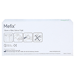MEFIX Fixiervlies 15 cmx10 m 1 Stck - Rckseite
