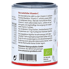 Acerola 100% Bio Natrliches Vitamin C Lutschtabletten 70 Gramm - Rckseite