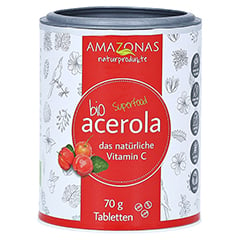 Acerola 100% Bio Natürliches Vitamin C Lutschtabletten