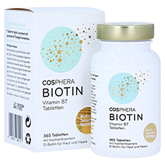 COSPHERA Biotin 10 mg Tabletten 365 Stck