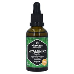 VITAMIN K2 MK7 Tropfen hochdosiert vegan