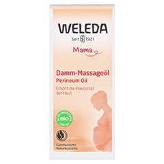Weleda Damm-massageöl 50 Milliliter - Vorderseite