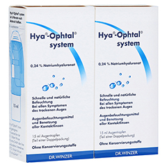 HYA-OPHTAL system Augentropfen 2x15 Milliliter