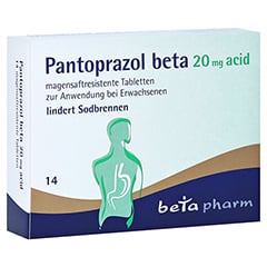 Pantoprazol beta 20mg acid 14 Stück
