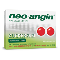 Neo-Angin Halstabletten zuckerfrei 48 Stück N3
