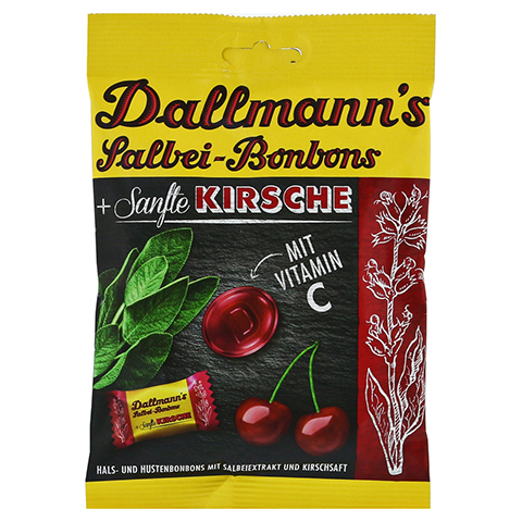DALLMANN'S Salbei Kirsch Bonbons 60 Gramm