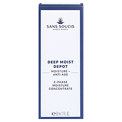 SANS SOUCIS MOISTURE Deep Moist Depot 50 Milliliter - Rckseite