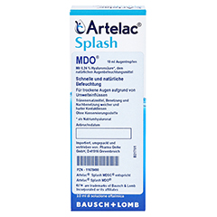 ARTELAC Splash MDO Augentropfen 1x10 Milliliter - Vorderseite