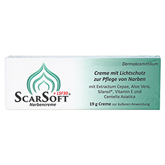 SCARSOFT LSF 30 Narbencreme 19 Gramm - Vorderseite