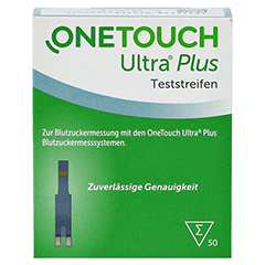 OneTouch Ultra Plus Teststreifen 1x50 Stück - Vorderseite