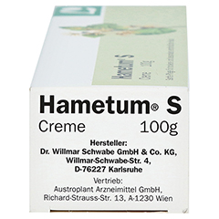 HAMETUM S Creme 100 Gramm - Rechte Seite