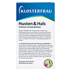 KLOSTERFRAU Husten & Hals Lutschtabletten 20 Stck - Rckseite