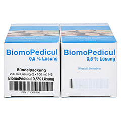 BiomoPedicul 0,5% 200 Milliliter - Unterseite