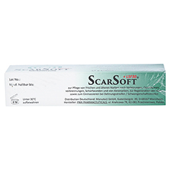 SCARSOFT LSF 30 Narbencreme 19 Gramm - Unterseite