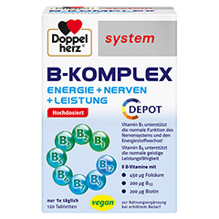 DOPPELHERZ B-Komplex system Tabletten 120 Stück