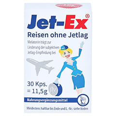 JET-EX Reisen ohne Jetlag Kapseln 30 Stück - Vorderseite