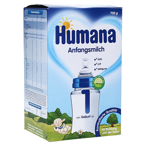 HUMANA Anfangsmilch 1 LCP+GOS Pulver 700 Gramm