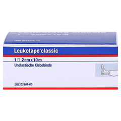 Leukotape Classic 2 cmx10 m weiß 1 Stück - Linke Seite