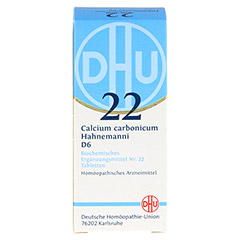 BIOCHEMIE DHU 22 Calcium carbonicum D 6 Tabletten 80 Stück N1 - Vorderseite