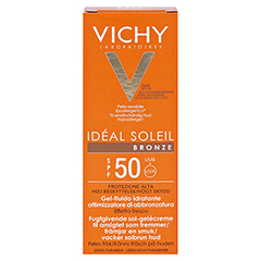 VICHY IDEAL SOLEIL BRONZE Ges.Gel LSF 50 50 Milliliter - Rckseite
