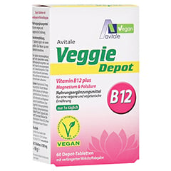 VEGGIE Depot Vitamin B12+Magnesium+Folsure Tabl. 60 Stck