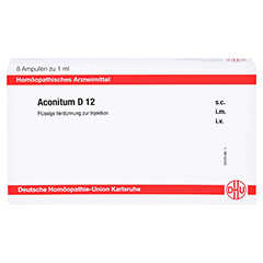 ACONITUM D 12 Ampullen 8x1 Milliliter N1 - Vorderseite