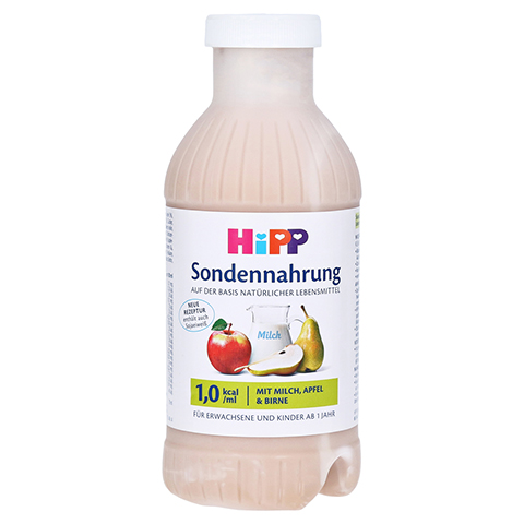 HIPP Sondennahrung Milch Apfel & Birne Kunstst.Fl. 500 Milliliter