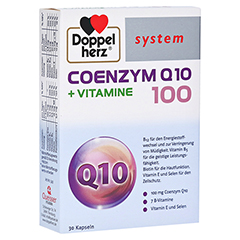 DOPPELHERZ Coenzym Q10 100+Vitamine system Kapseln 30 Stck