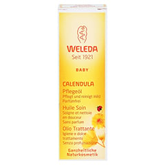 Weleda Calendula Pflegeöl parfümfrei 10 Milliliter - Vorderseite