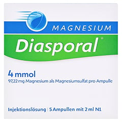 Magnesium-Diasporal 4mmol 5x2 Milliliter N1 - Vorderseite
