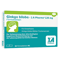 Ginkgo biloba-1A Pharma 120mg