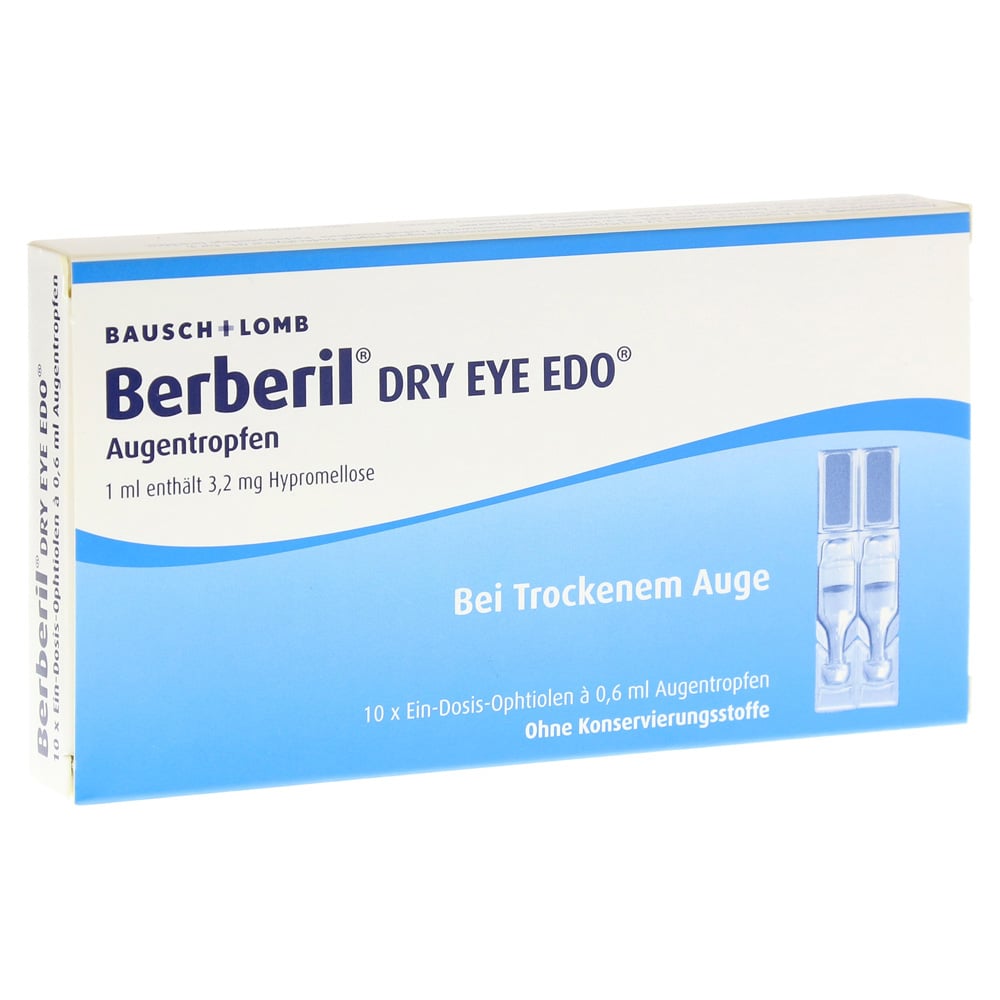 Berberil Dry Eye EDO Augentropfen Augentropfen 10x0.6 Milliliter