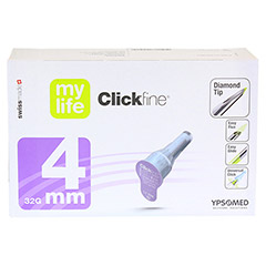 MYLIFE Clickfine Pen-Nadeln 4 mm 100 Stck - Vorderseite