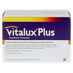 VITALUX Plus Lutein u.Omega 3 Kapseln 84 Stck - Vorderseite