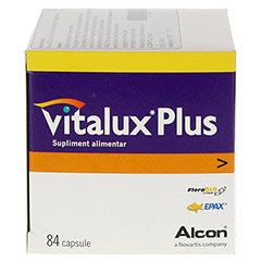 VITALUX Plus Lutein u.Omega 3 Kapseln 84 Stck - Linke Seite